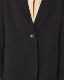 FROM FUTURE Veste Blazer Noir Fashion