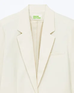 FROM FUTURE Veste Blazer Ecru Discount