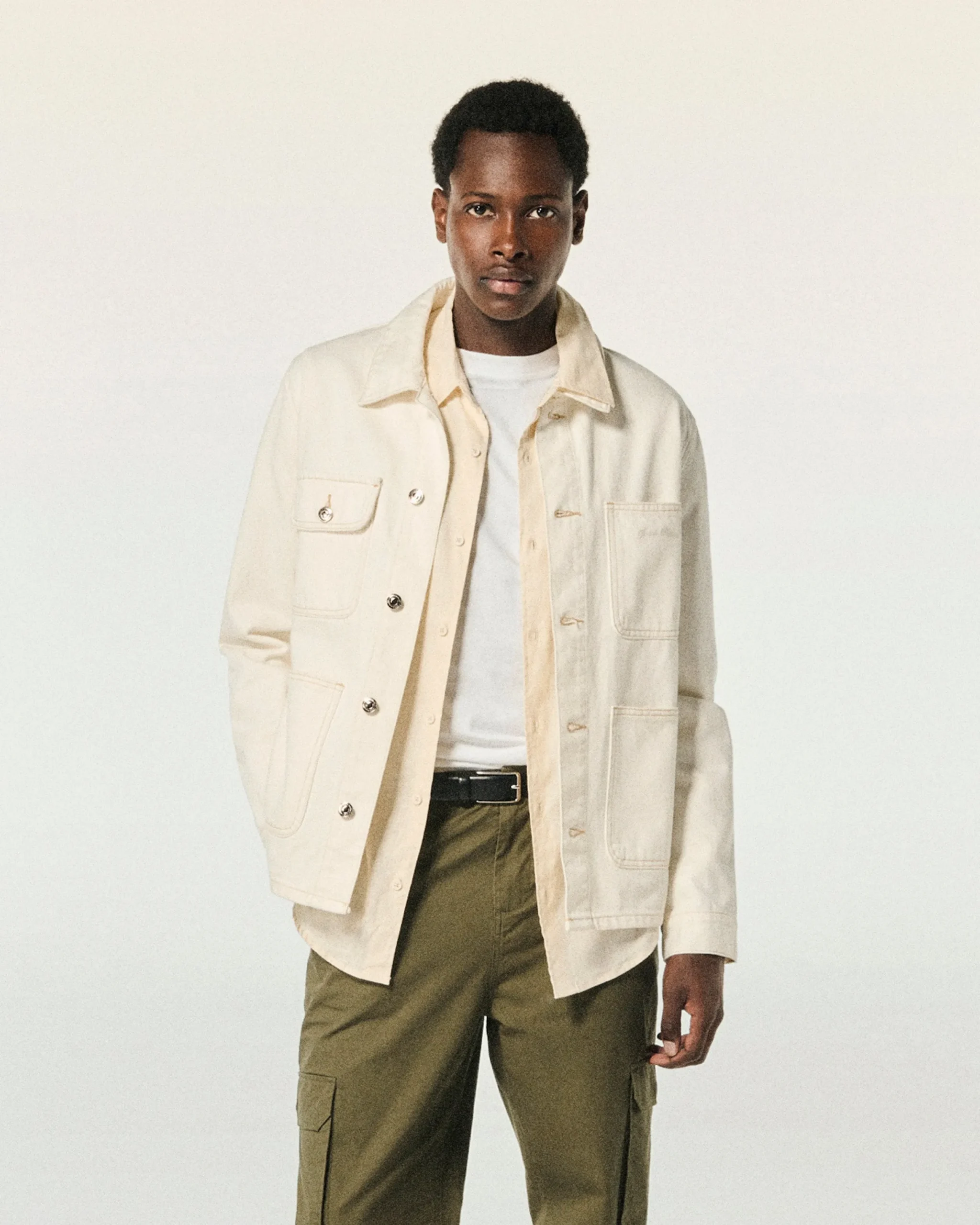 FROM FUTURE Veste Regular Ecru Fashion