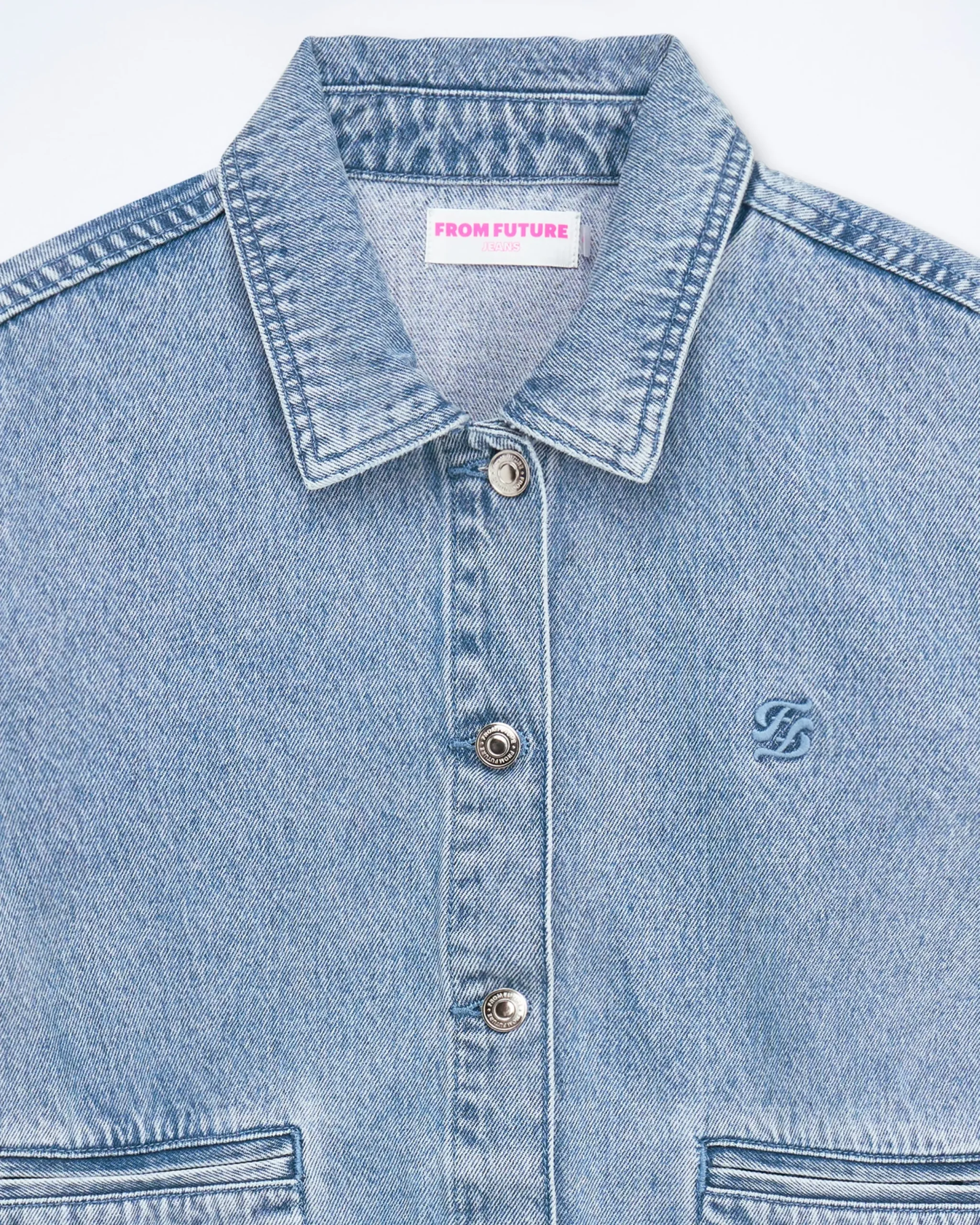 FROM FUTURE Veste Regular BleuClair Sale